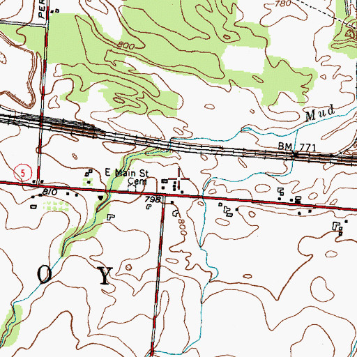 Topographic Map of Harper Park, NY