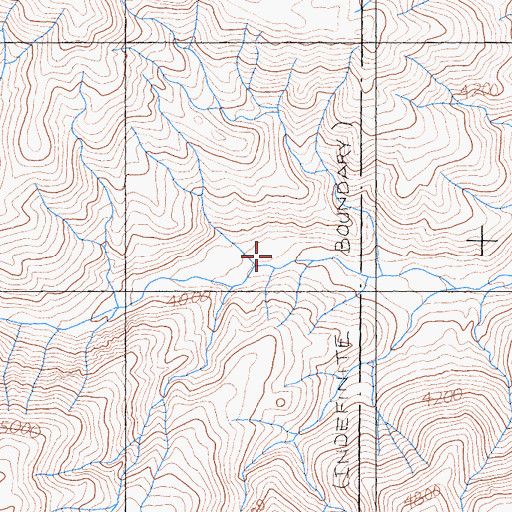 Topographic Map of Snooky Spring, CA