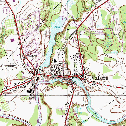 Topographic Map of First Presbyterian Church, NY