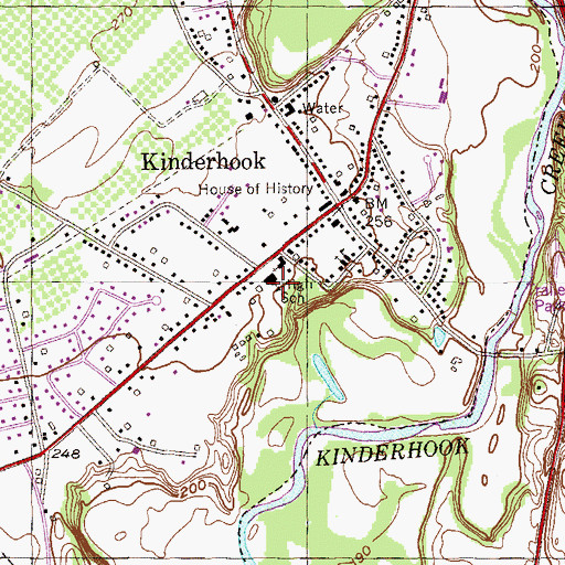 Topographic Map of Martin Van Buren Elementary School, NY