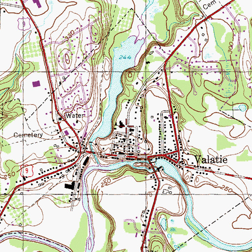 Topographic Map of Martin H Glynn Elementary School, NY