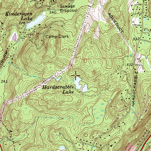 Topographic Map of Apple Hill Farm (historical), NY