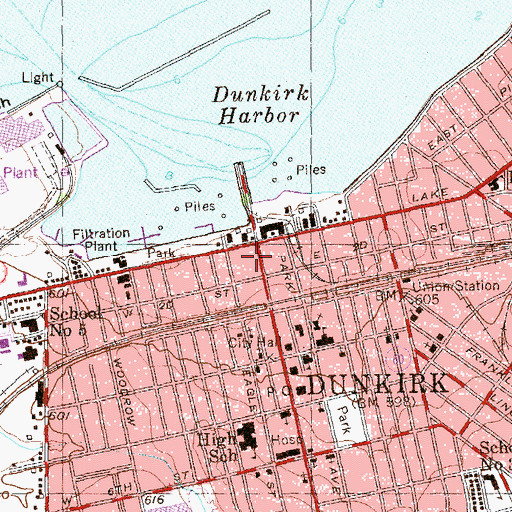 Topographic Map of Iglesia Asambleas De Dios, NY