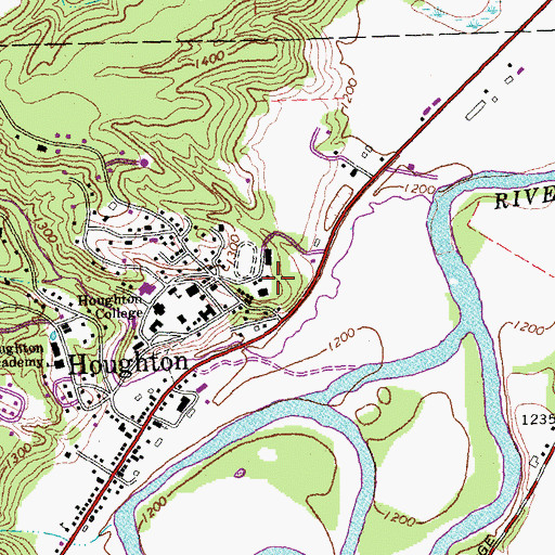 Topographic Map of Shenawana Dormitory, NY
