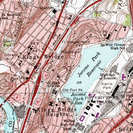 Topographic Map of Iglesia De Dios, NY