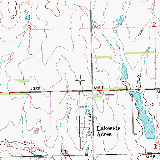 Topographic Map of School of the Magdalen, KS