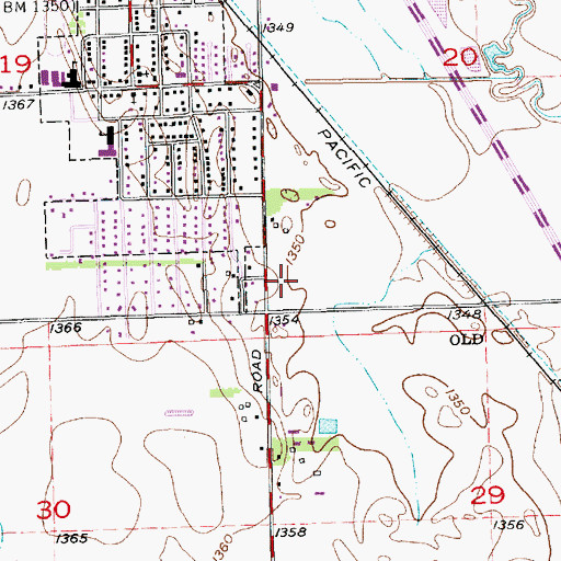 Topographic Map of Maize Middle School, KS
