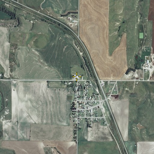 Aerial/Satellite Image of Damar Middle School, KS