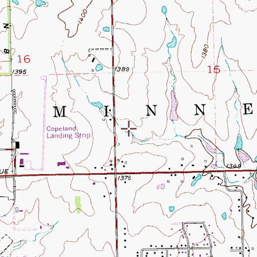 Topographic Map of Holy Cross Lutheran School, KS