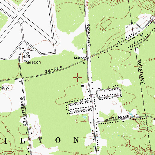 Topographic Map of Burgess Kimball Memorial Park, NY