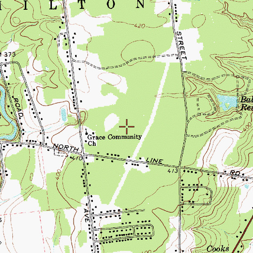 Topographic Map of Juniper Acres, NY