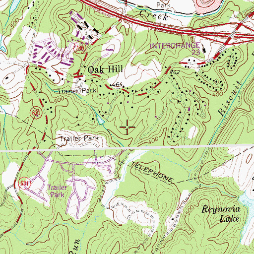 Topographic Map of The Covenant School - Upper Campus, VA