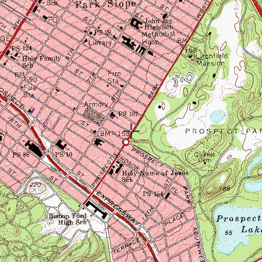 Topographic Map of Marathon Theater (historical), NY