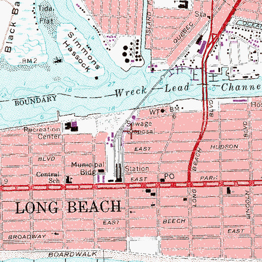 Topographic Map of Christian Lighthouse Missionary Baptist Church, NY