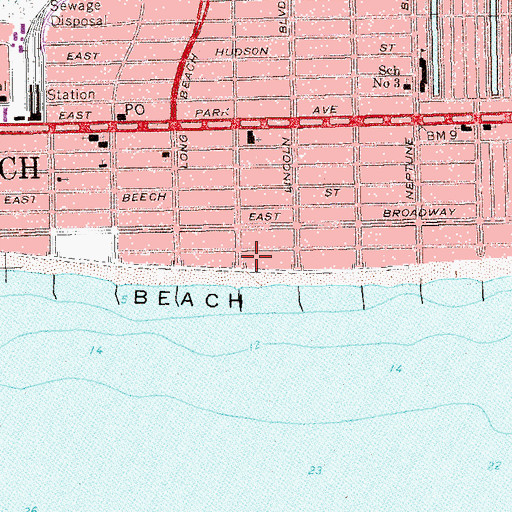 Topographic Map of Kennedy House, NY