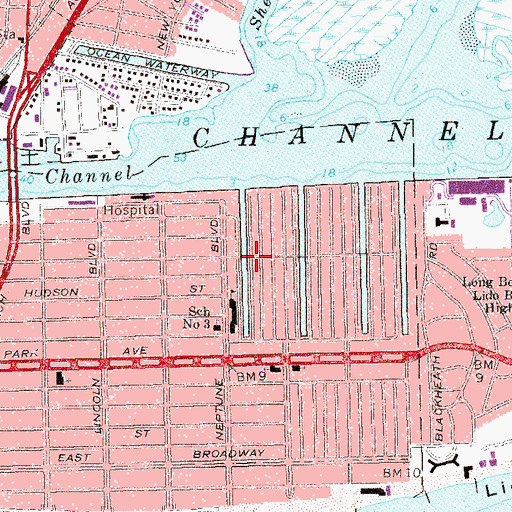 Topographic Map of Sarazen Canal, NY