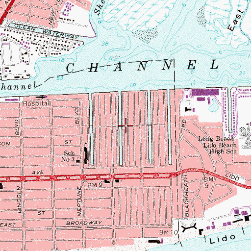 Topographic Map of Ouimet Canal, NY