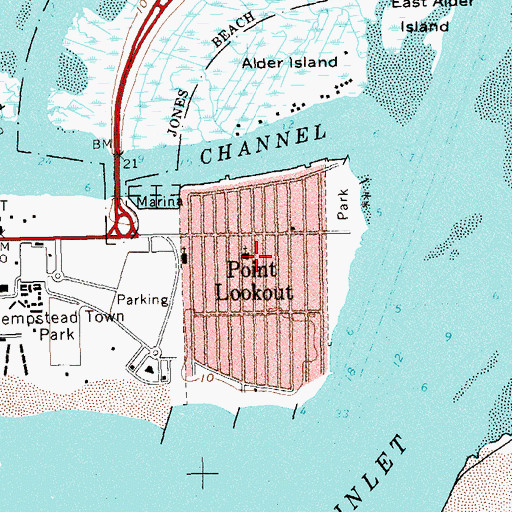 Topographic Map of The Community Church, NY