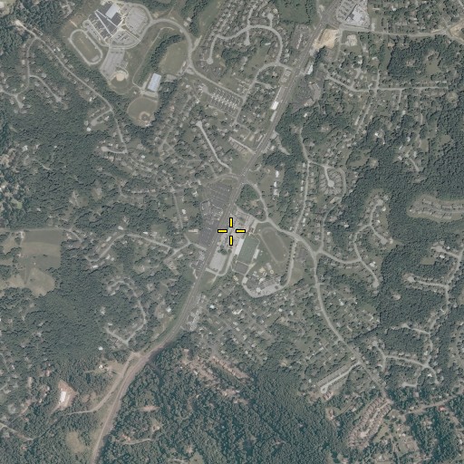 Aerial/Satellite Image of Cave Spring Middle School, VA