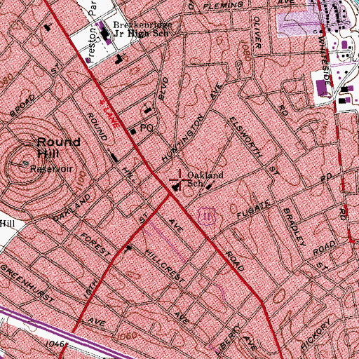 Topographic Map of Noel C Taylor Learning Academy, VA