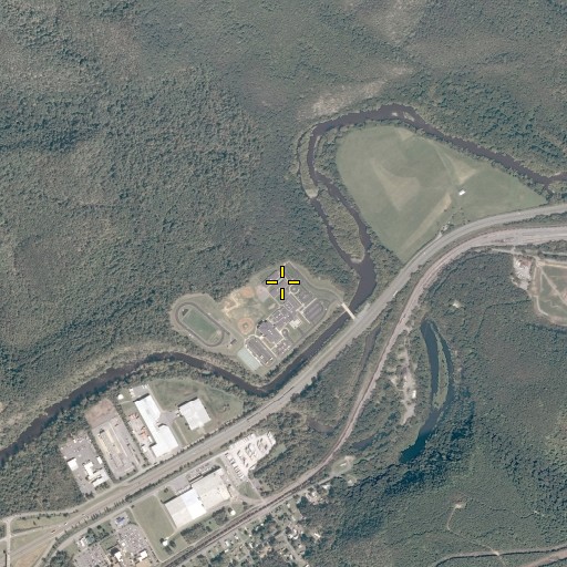 Aerial/Satellite Image of Mountain View Elementary School, VA