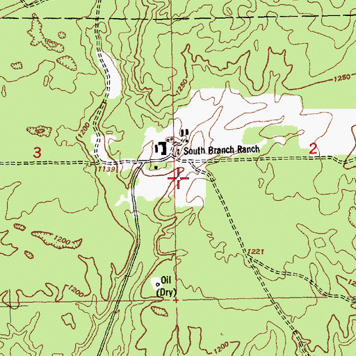 Topographic Map of Forest Dunes Golf Club, MI