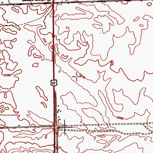 Topographic Map of Au Sable Valley Homes, MI