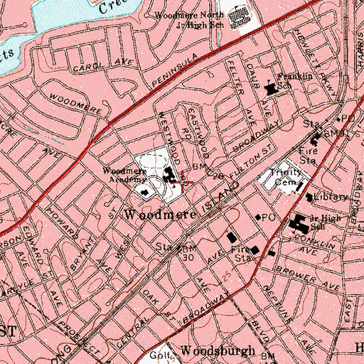 Topographic Map of John A Hessel Memorial Hall, NY