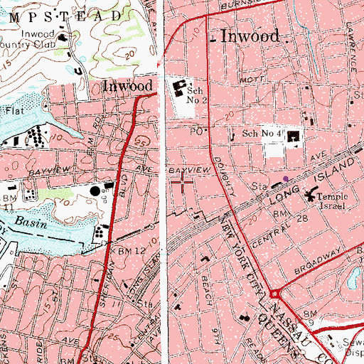 Topographic Map of Gethsemane Church of God, NY