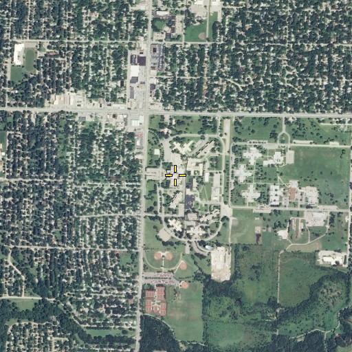 Aerial/Satellite Image of Colmery - O'Neil Veterans Affairs Medical Center, KS