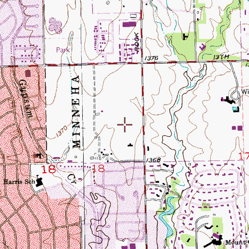 Topographic Map of Via Christi Rehabilitation Hospital - Our Lady of Lourdes, KS