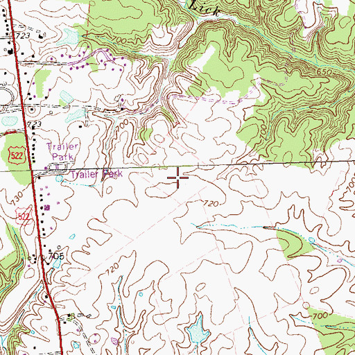 Topographic Map of Admiral Richard E Byrd Middle School, VA