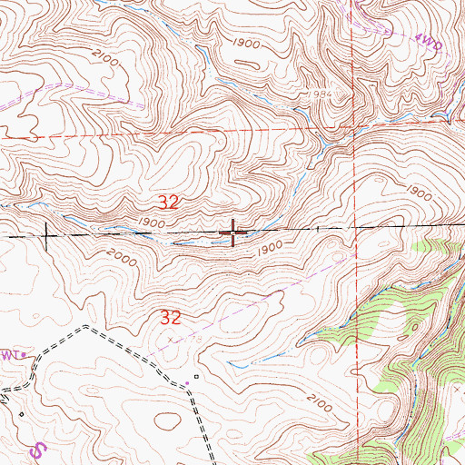 Topographic Map of Still Canyon, CA
