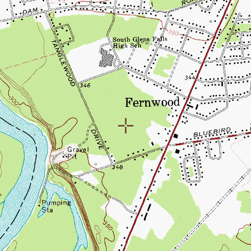 Topographic Map of Pine Valley, NY