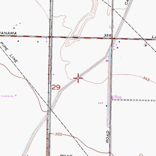 Topographic Map of Stine Canal, CA