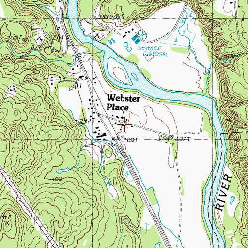 Topographic Map of Serendipity School, NH