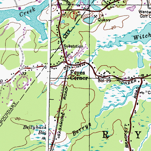 Topographic Map of Childrens House Montessori School, NH