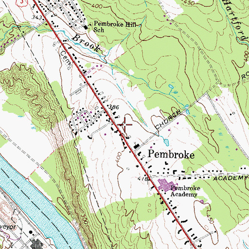 Topographic Map of Institute for Learning Child Care Center, NH