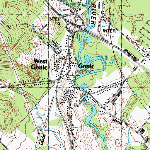 Topographic Map of Saint Leo Catholic Kindercare Child Care Center, NH