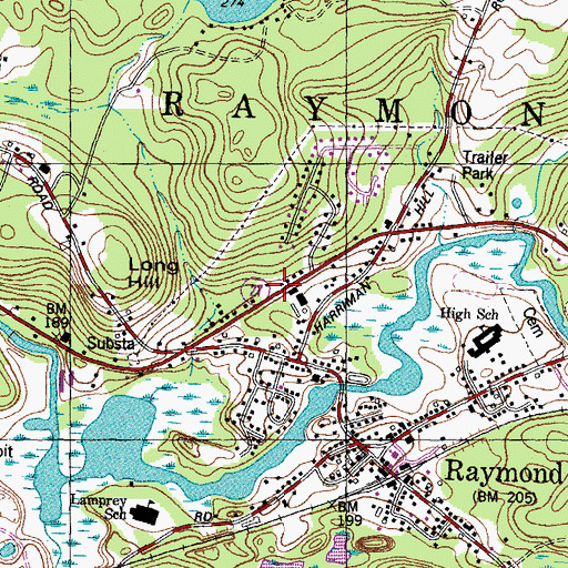 Topographic Map of Blocks To Books Children's Center, NH
