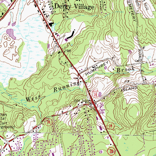 Topographic Map of Circle of Friends School, NH