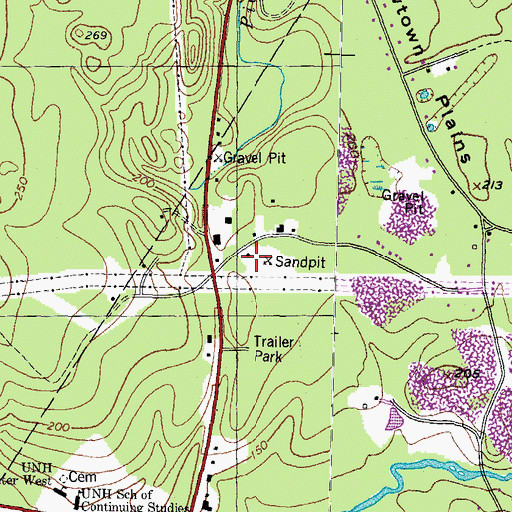 Topographic Map of Merri - Lee Child Care Center, NH