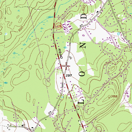 Topographic Map of Saint Mark's Nursery School, NH