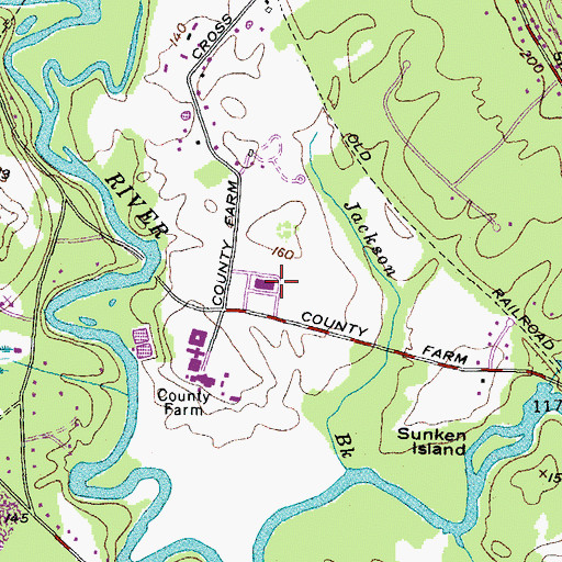 Topographic Map of Children In Motion School, NH
