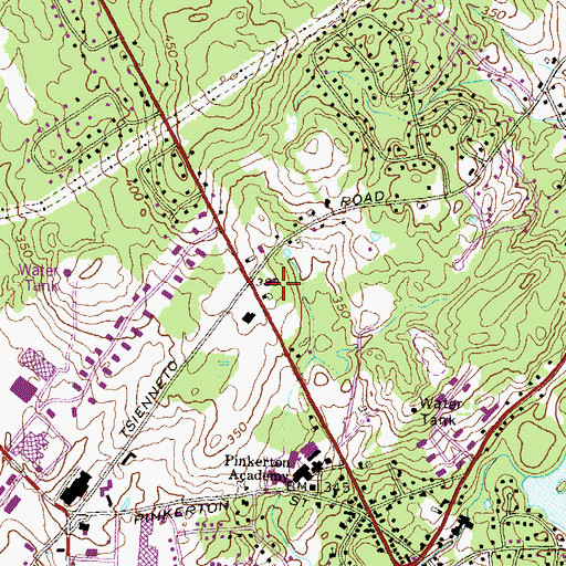 Topographic Map of Sonshine Preschool and Daycare, NH