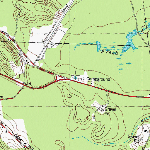 Topographic Map of Seacoast Learning Collaborative School, NH