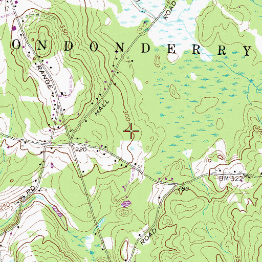 Topographic Map of Victory Baptist School, NH