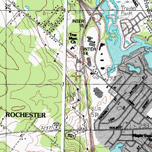 Topographic Map of Academy for Equine Sciences Charter School, NH