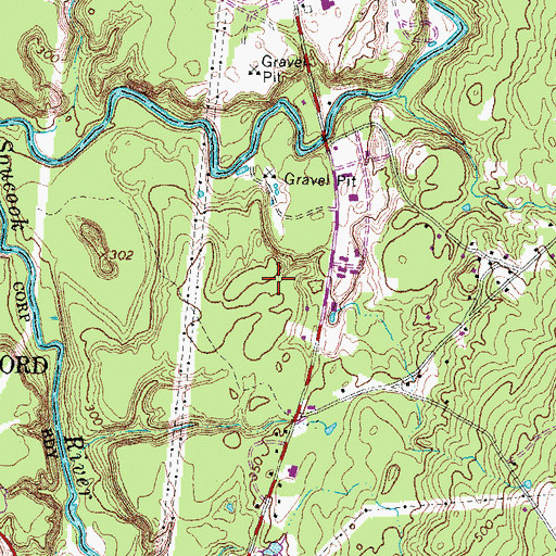 Topographic Map of Strong Foundations Charter School, NH