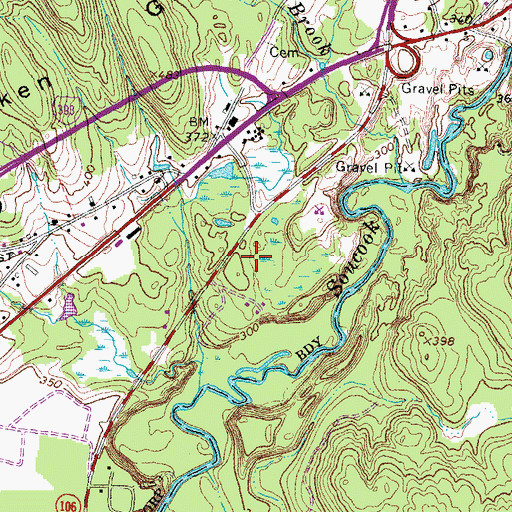 Topographic Map of Capital Christian School, NH